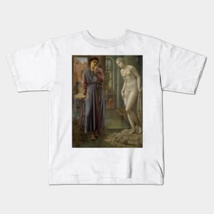 Pygmalion and the Image The Hand Refrains by Edward Burne-Jones Kids T-Shirt